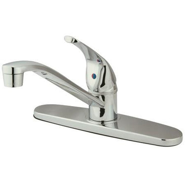 Kingston Brass GKB5710 Water Saving Chatham Centerset Kitchen Faucet with Single Lever Handle, Chrome Kitchen Faucet Kingston Brass